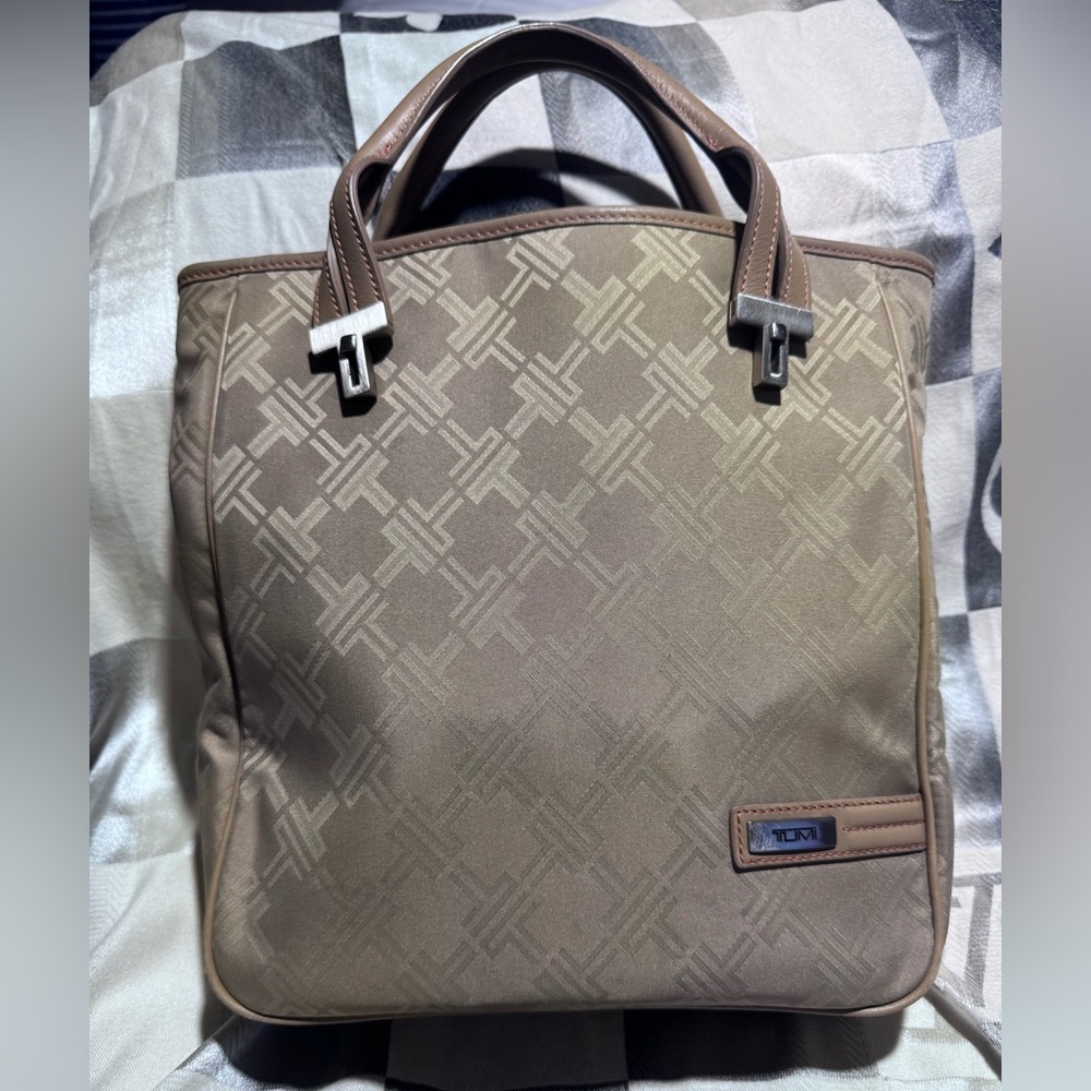 Tumi Tan Small Tote